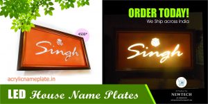 LED House Name Plate