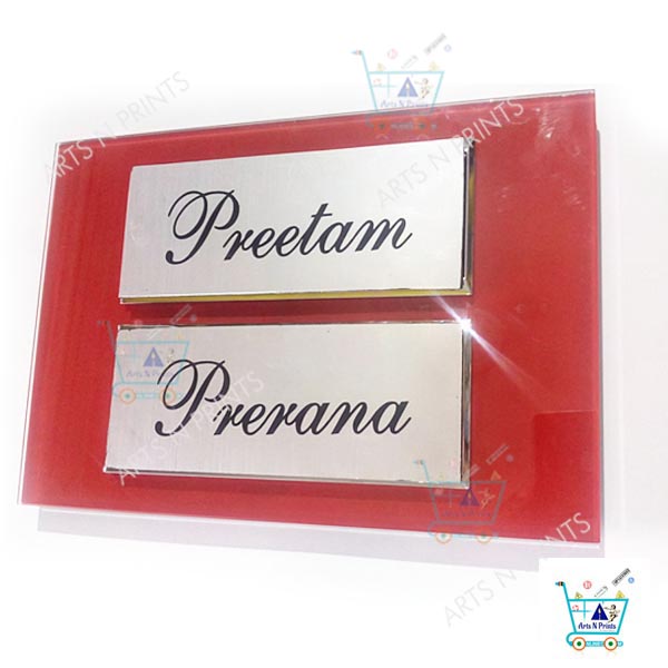 elegant name plate for flats apartment