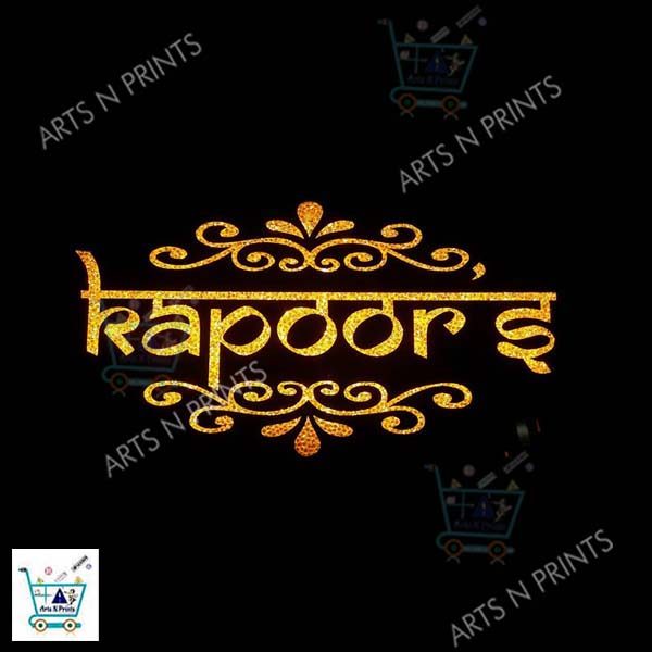 kapoor led name plates