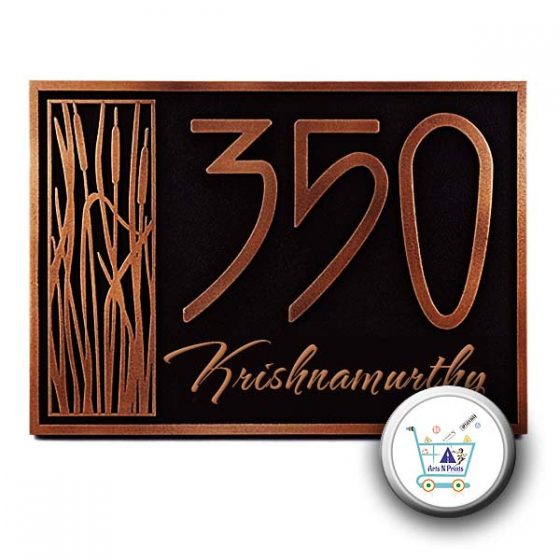 Copper Name Plate New Design 2020 House Name Plate