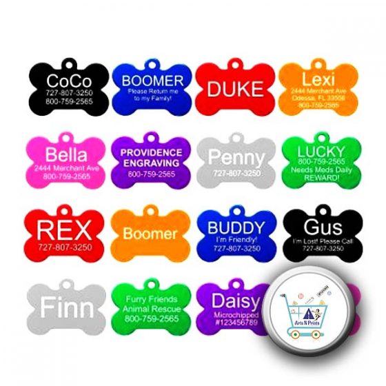 Plastic Name Tags for Pets Online in India - artsnprints.com | House ...