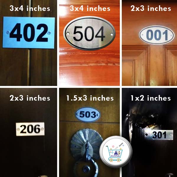 door number plates