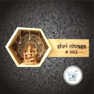 Shri Nilaya house wooden name plate