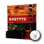 modern house name plates