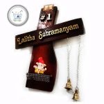 custom wooden nameplate