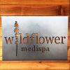 Wildflower CNC see through name plate for home