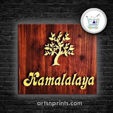 Wooden Effect ACP 3D Signs in Hyderabad