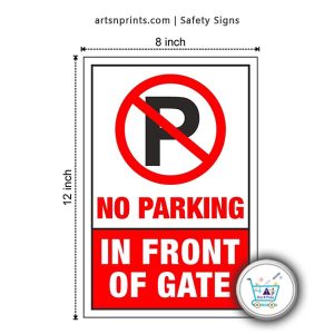 No Parking sign board