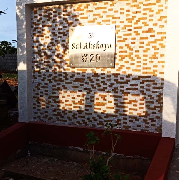 Sai Akshaya Ss Name Plate Models For Villas House Name Plate Manufacturer Apartments Flats Name Plates Individual House Nameplates Villas House Signs Bungalows Name Boards Artsnprints Com