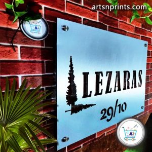 Extrenal Purpose Stencil Cut ACP Name Plate for Home